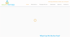 Desktop Screenshot of healthrestored.com